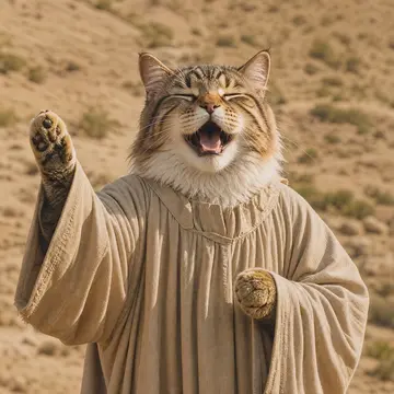 Cat Choir Closed on Sunday AI choir style