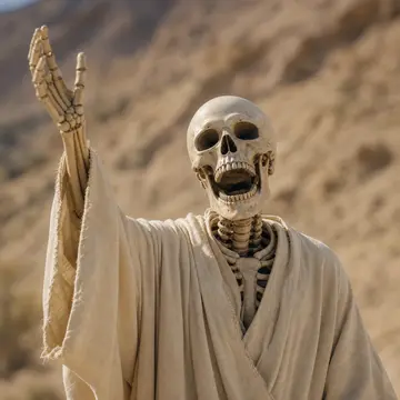 Skeleton Choir Closed on Sunday AI choir style
