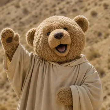 Teddy Bear Choir Closed on Sunday AI choir style